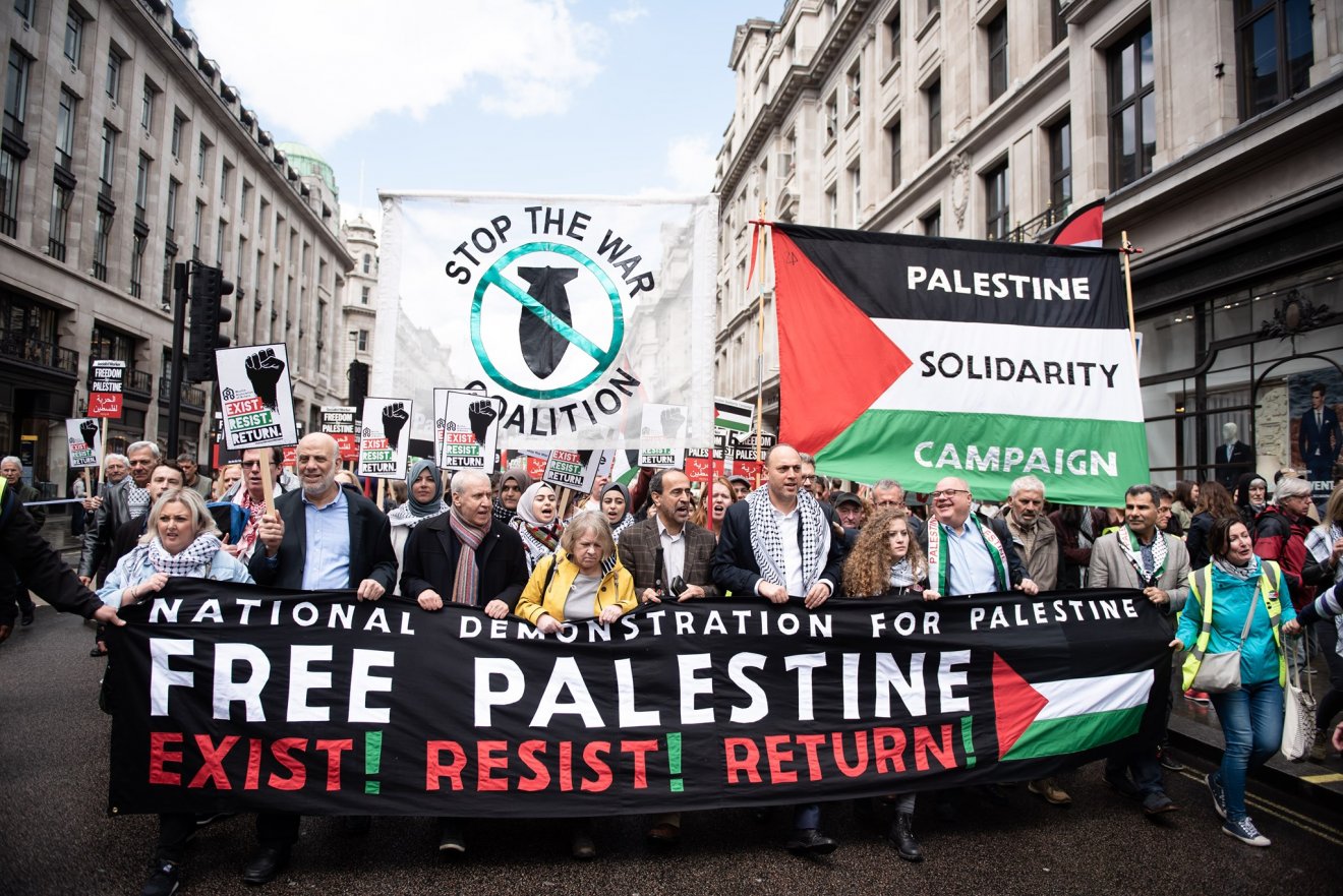 •  Fotó: Palestine Solidarity Campaign/Facebook