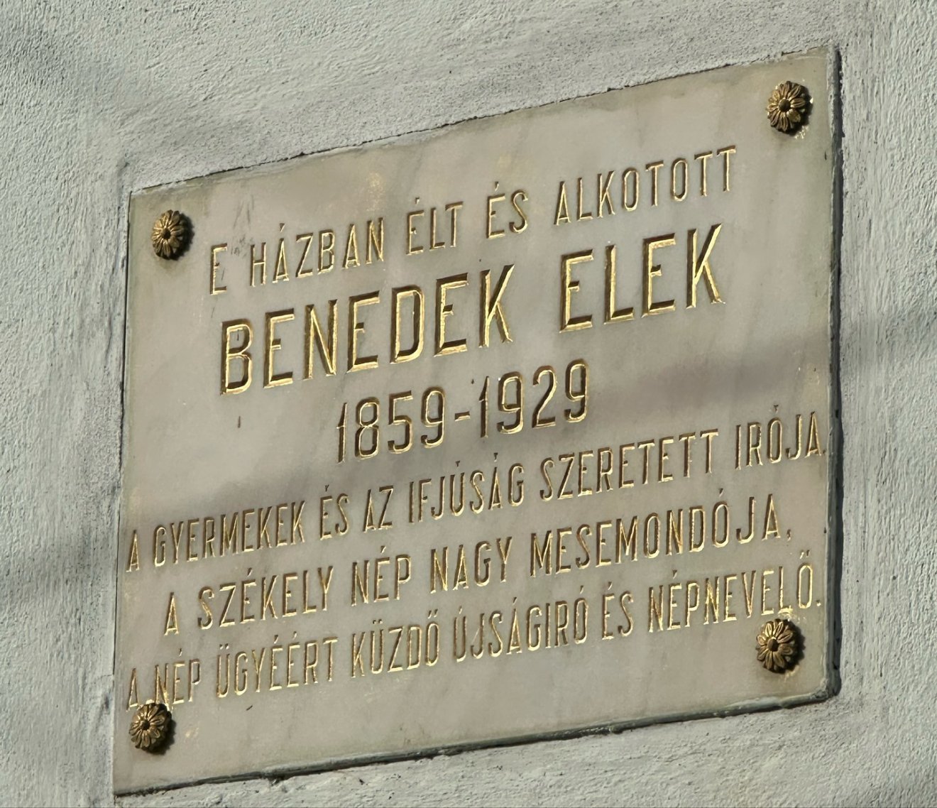 166 éve született a székely nép nagy mesemondója, a nép ügyéért küzdő újságíró és népnevelő •  Fotó: Benedek Elek Emlékház