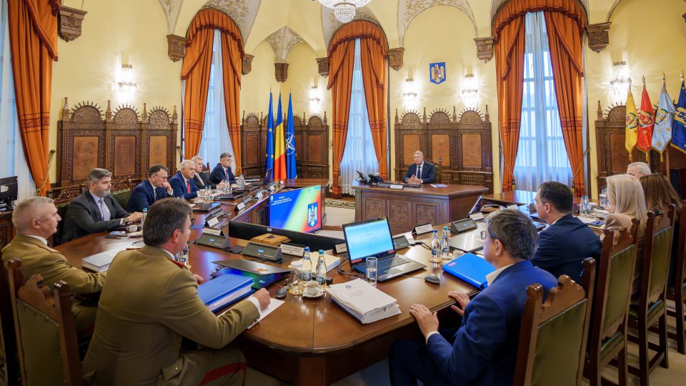 A testület elemezte az ukrajnai háború fejleményeit és ezek hatását a Fekete-tenger térségére •  Fotó: Presidency.ro