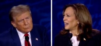 Éles szóváltásokkal tarkított televíziós vita Donald Trump és Kamala Harris között