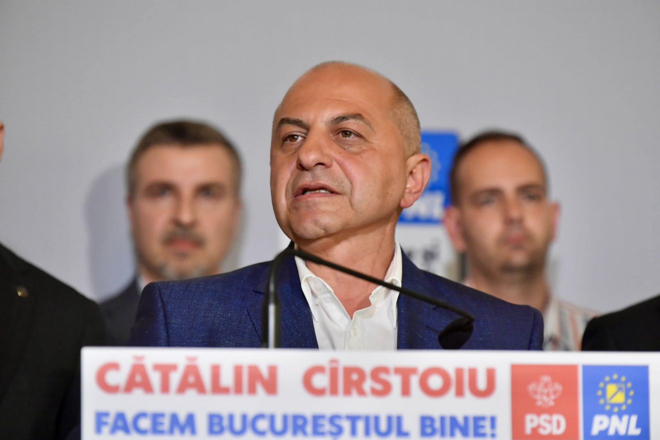 A bukás. Cătălin Cîrstoiu alig több mint egy hónapig volt a PSD és a PNL közös főpolgármester-jelöltje •  Fotó: Cătălin Cîrstoiu/Facebook