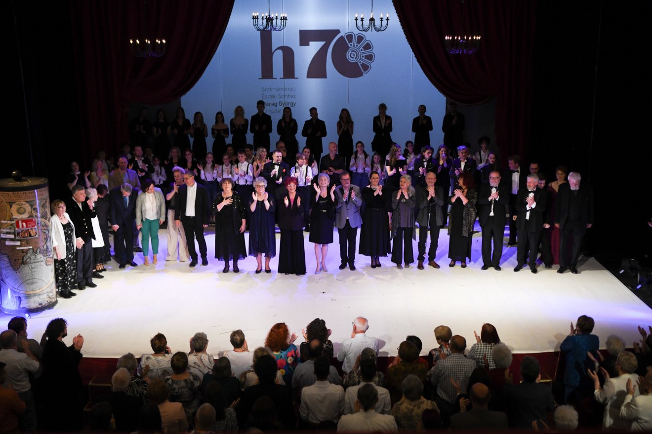 Vastaps. A 70 éve alakult Harag György Társulat jubileumi rendezvénysorozata keretében gálaműsort is tartottak •  Fotó: Czinzel László/Harag György Társulat
