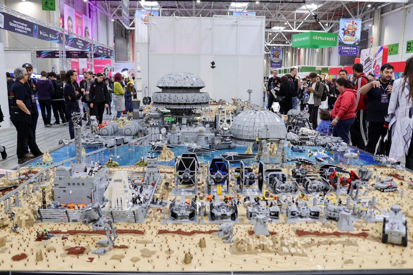 Egymillió darab legó-építőelemből elevenedik meg a Star Wars Rebels című animációs sorozat •  Fotó: Lego PR/Botond Czilli