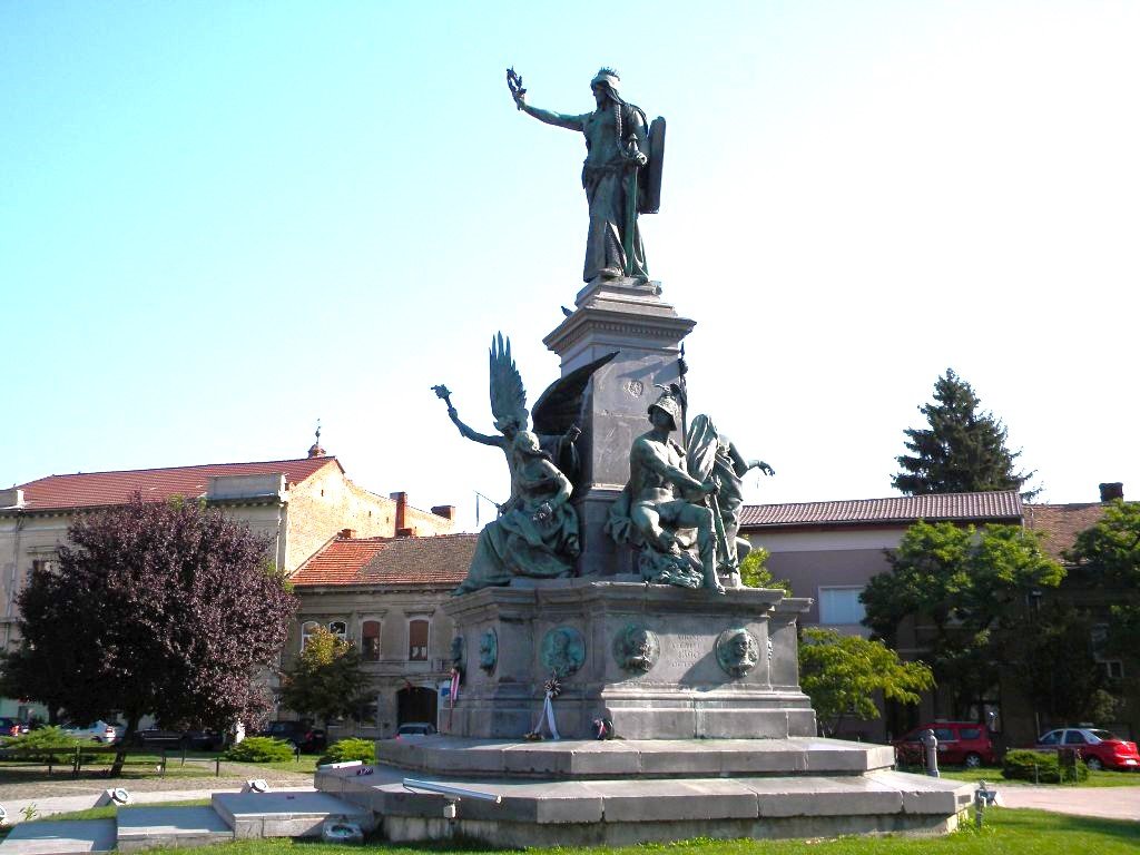 Zala György monumentális, eredetileg 1890-ben felállított aradi alkotása zarándokhely a magyarok számára •  Fotó: Pataky Lehel Zsolt
