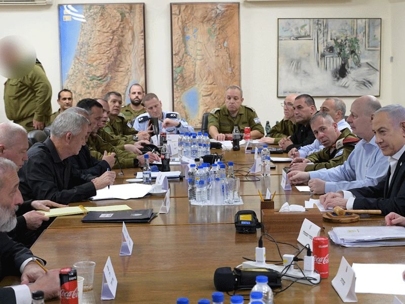 Az izraeli hadikabinet vasárnapi ülésén döntenek az Irán elleni válaszcsapásokról • Fotó: Izraeli Miniszterelnöki HIvatal