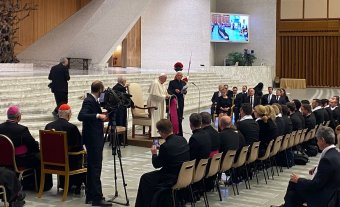 Isten hozott! – magyarul köszöntötte Ferenc pápa a Magyar Nemzeti Zarándoklat tagjait
