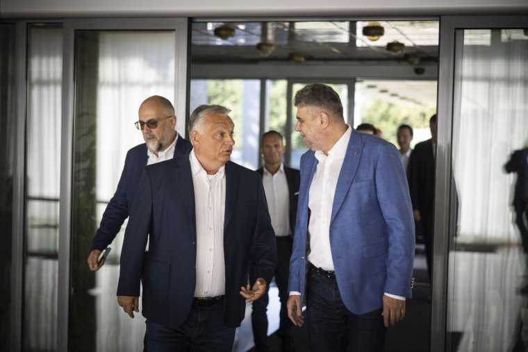 Orbán Viktor a magyar–román kapcsolatok aktuális kérdéseiről egyeztetett Ciolacuval, a gyorsvasút is szóba került