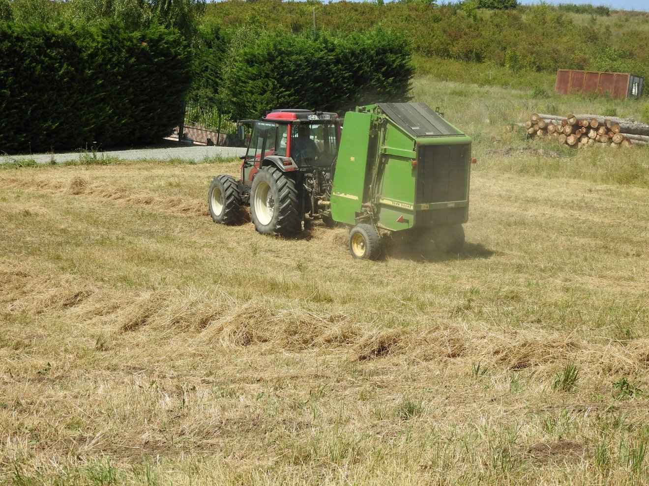 A John Deere mezőgép az egyik legmegbízhatóbb masina •  Fotó: Makkay József