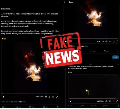 •  Fotó: Facebook/Román védelmi minisztérium