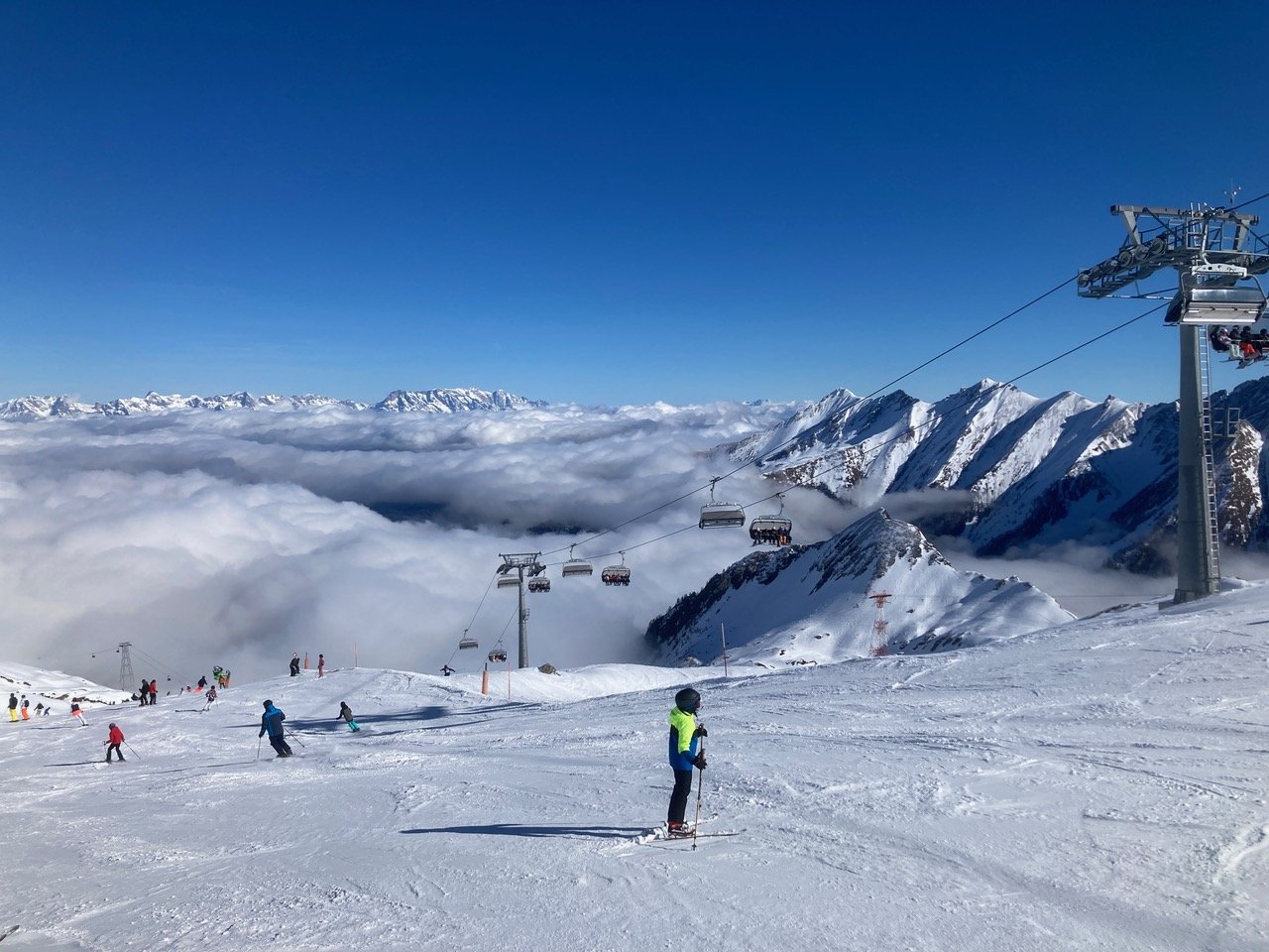 Kitzsteinhorn – 3000 méteres magasságban mindig havasak a pályák •  Fotó: Gazda Árpád