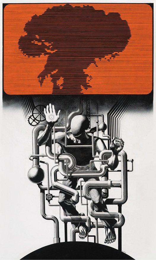 Vass Tamás: Prometheus, 1976. •  Fotó: Erdélyi Művészeti Központ