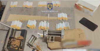 Cigarettát sodort eladásra, rajtaütöttek a rendőrök