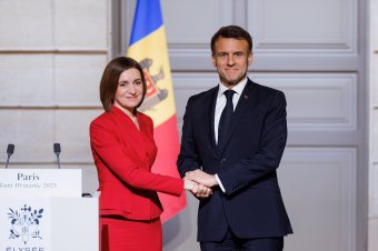 Macron: Franciaország segít Moldovának megvédeni magát Oroszországgal szemben