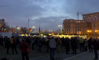 Ismét utcára vonultak a Georgescu-hívek a BEC döntése ellen tüntetve