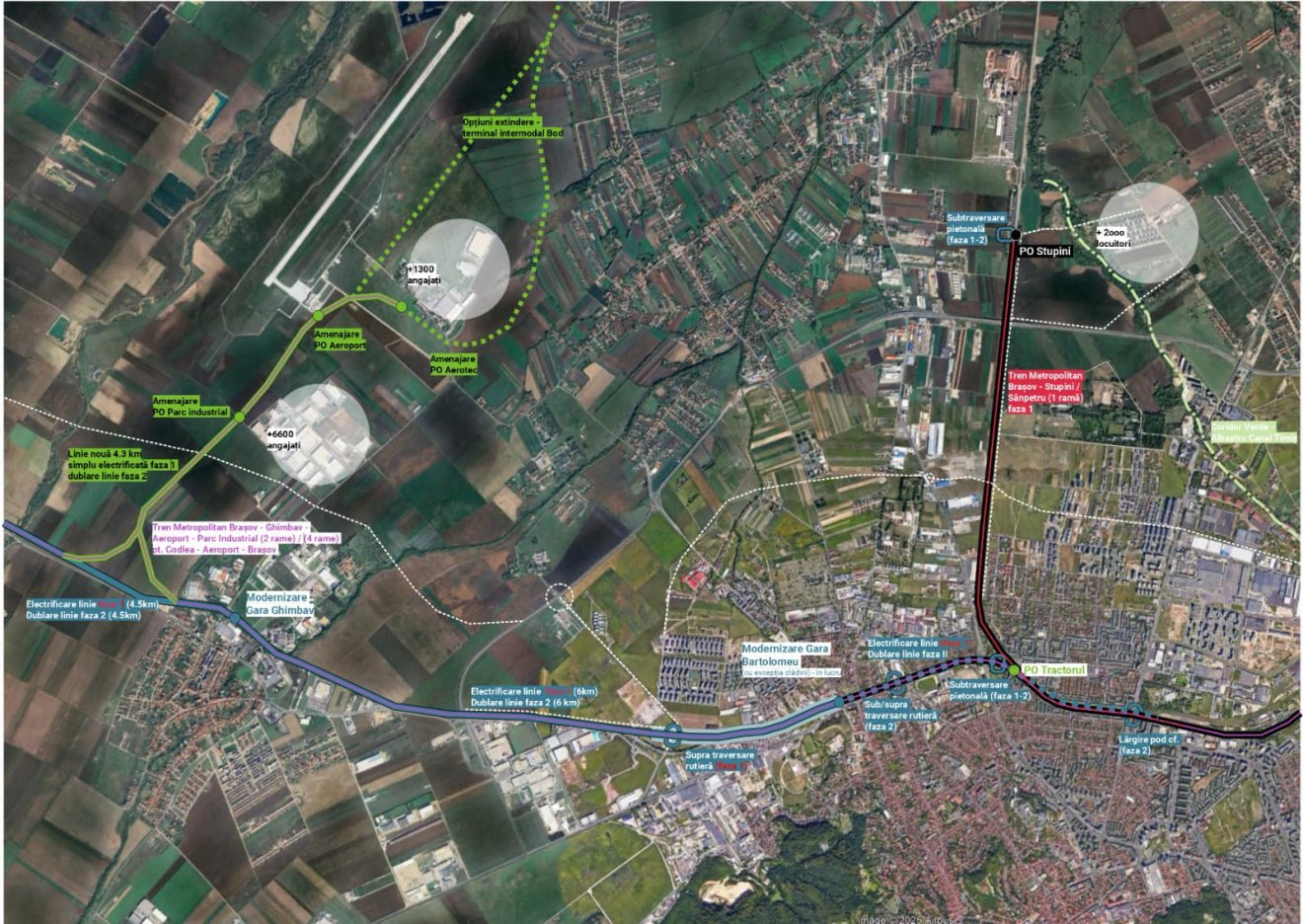 Nyugat felé Vidombák, északon a Méhkertek városrész, Székelyföld még nincs a HÉV-térképen