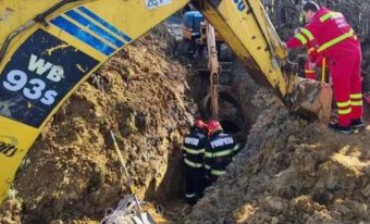 Beszterce-Naszód megye: meghalt egy férfi, miután beesett egy csatornába és föld omlott rá