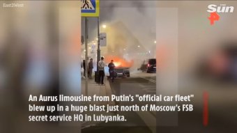 Felrobbantották Vlagyimir Putyin limuzinját Moszkvában