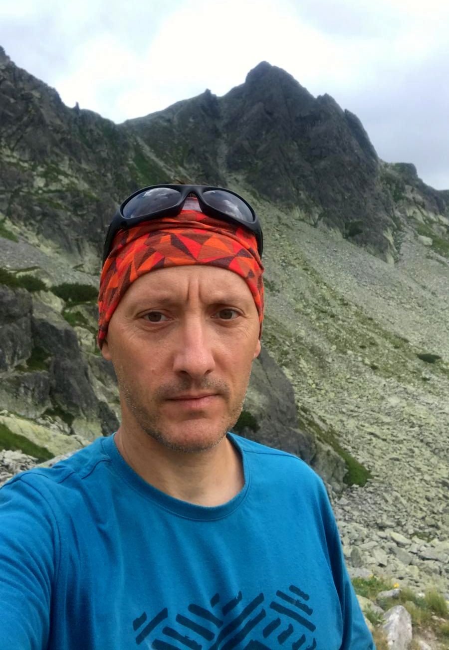 Milka Zsolt mentőápoló, magashegyi túravezető •  Fotó: Milka Zsolt személyes archívuma
