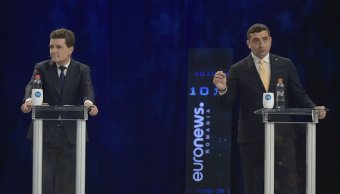 Orbán Viktor és a magyarok is téma volt George Simion és Nicușor Dan választási vitáján