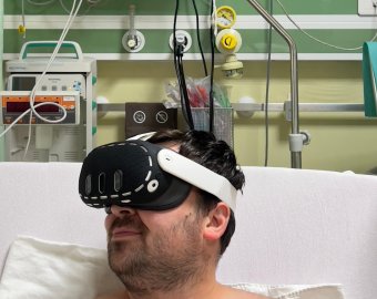 VR-terápia a csíkszeredai intenzíven: kommunikációs híd és „ablak” a külvilágra