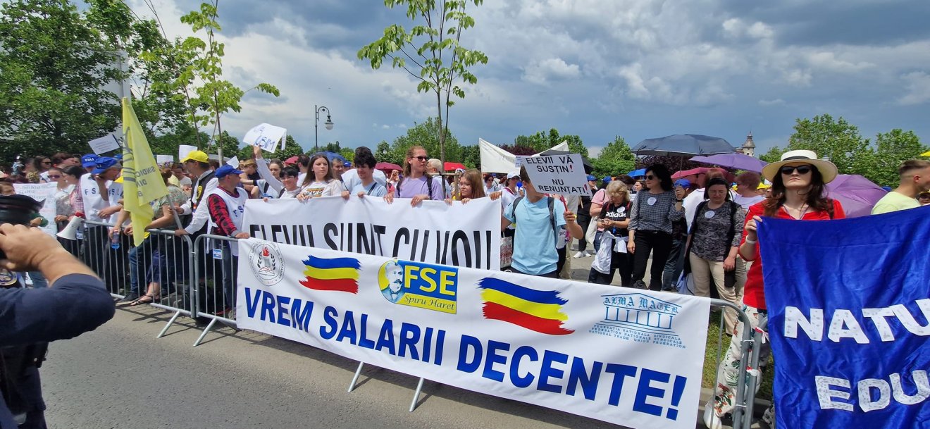 •  Fotó: Spiru Haret Szakszervezeti Szövetség/Facebook