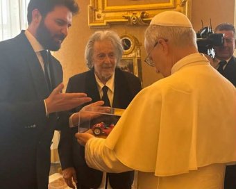 Al Pacino filmszínészt fogadta magánkihallgatáson XIV. Leó pápa