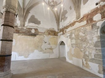 Új falképeket találtak a vajdahunyadi vár restaurálása során