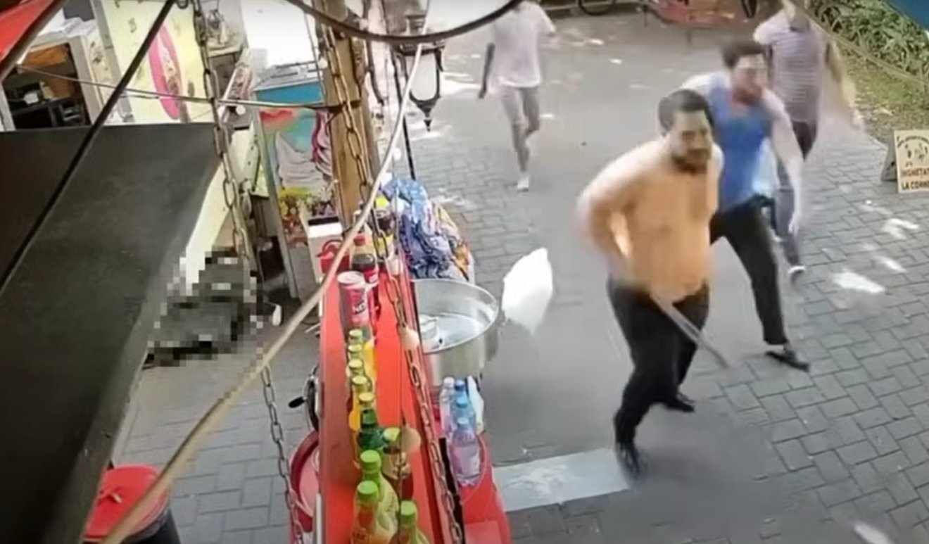 tömegverekedés