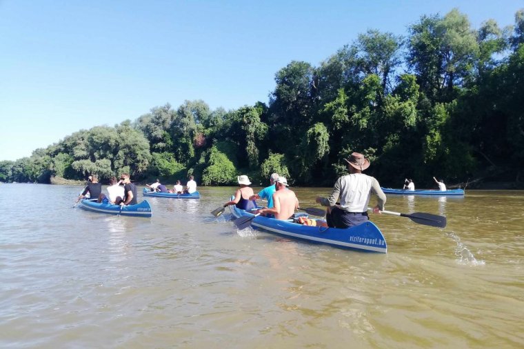 Vízitúra Arad és Szeged között a két megye kapcsolatának szorosabbá tételéért