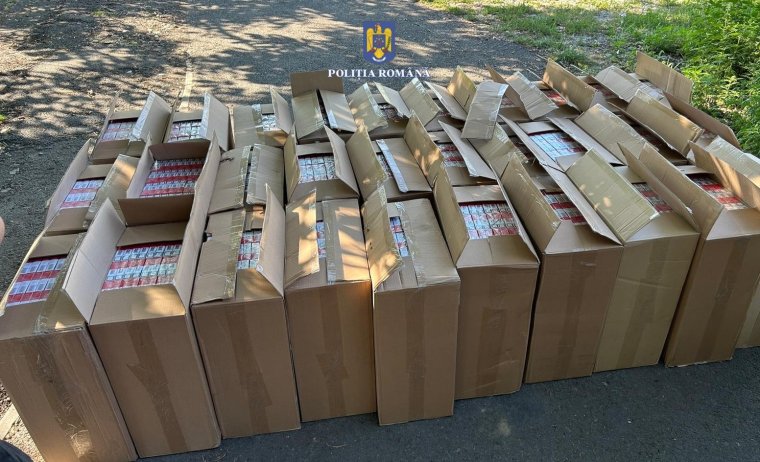 Cigarettacsempészet: mintegy 900 ezer lej értékű árut koboztak el a rendőrök Nagyváradon