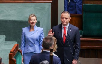 Lengyelországot ma nem lehet jogállamnak nevezni – mondta beiktatási beszédében az új elnök