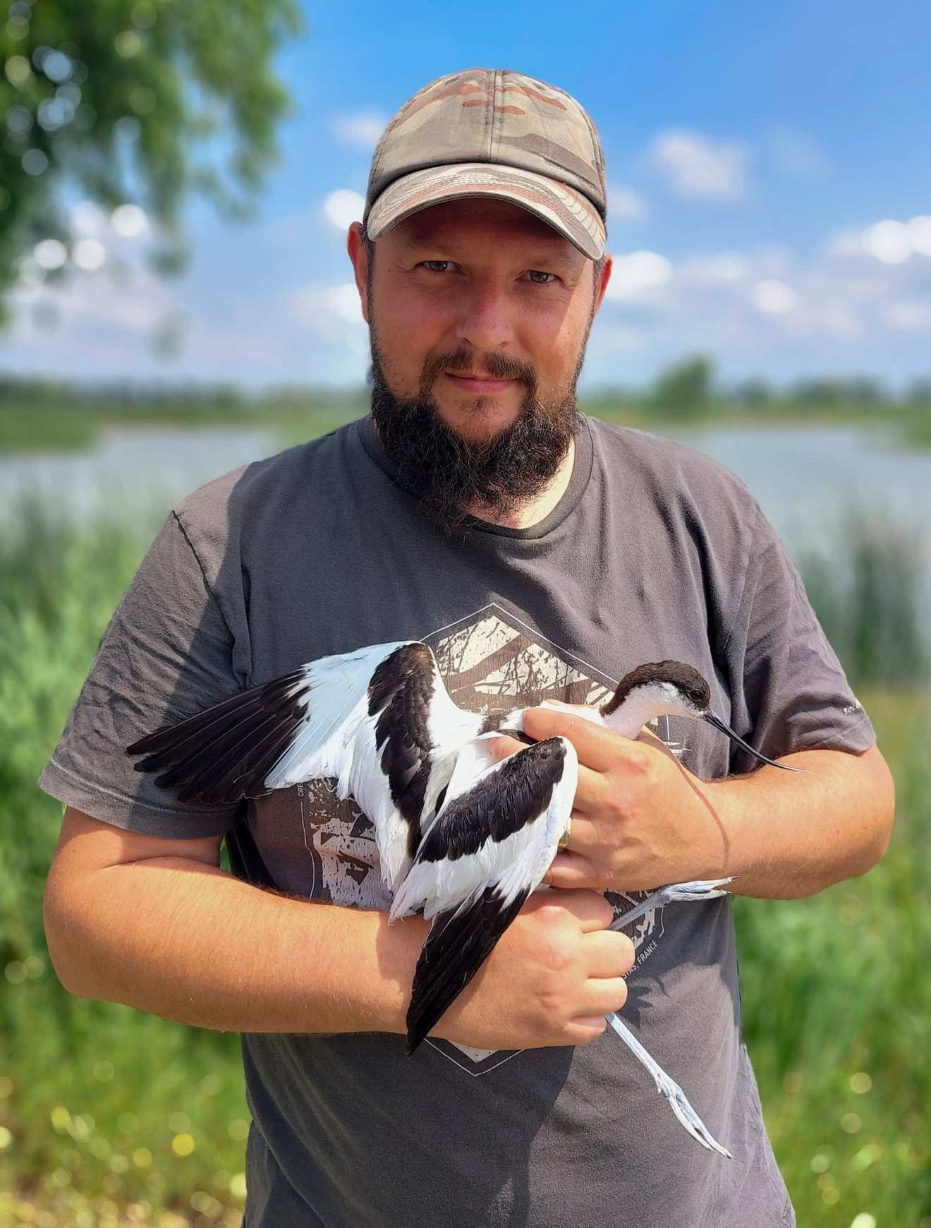 Alex Poósz hamarosan bemutatandó képei főként a vízi madarakra összpontosítanak •  Fotó: Alex Poósz