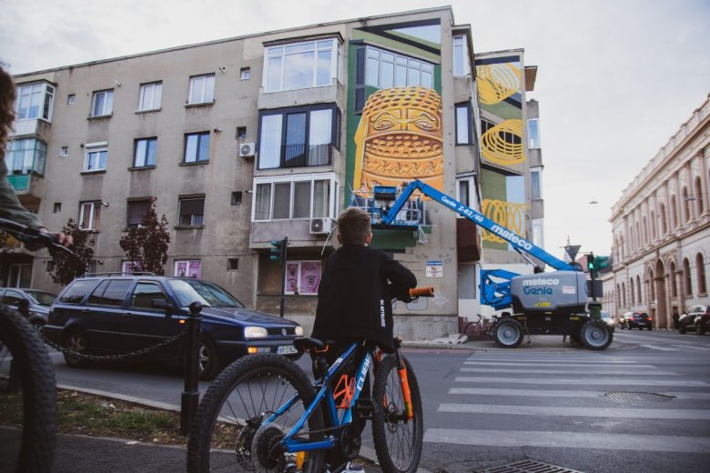 Kortárs művészek falfestményei díszítik Arad belvárosát