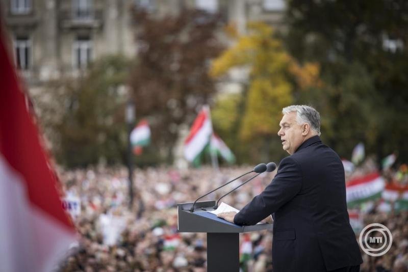 Orbán Viktor beszéde a Kossuth téren