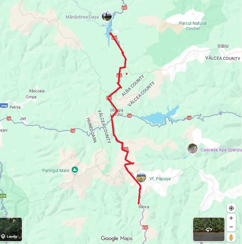 A pirossal jelzett szakaszt zárták le •  Fotó: Google Maps/Képernyőmentés