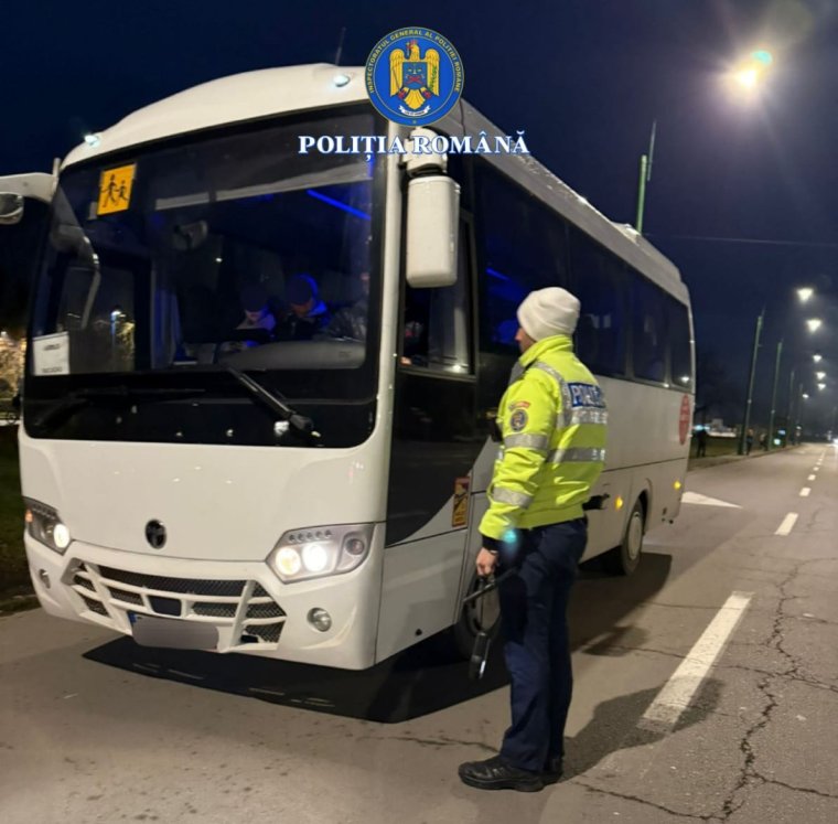 Teherszállítók és buszsofőrök a célkeresztben: ittas sofőrt és több hibás járművet is kiszűrtek a brassói rendőrök