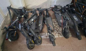 Nagy értékű elektromosroller- és kerékpárszállítmányt kapcsoltak le a határrendészek
