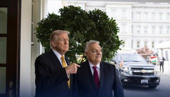 Donald Trump kiváló és erős vezetőnek nevezte Orbán Viktort a kétoldalú megbeszélésen