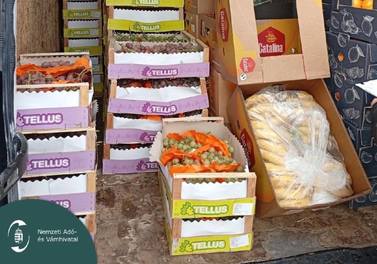 Újra román állampolgárokra csapott le a NAV, ezúttal több tonna zöldség és gyümölcs került célkeresztbe