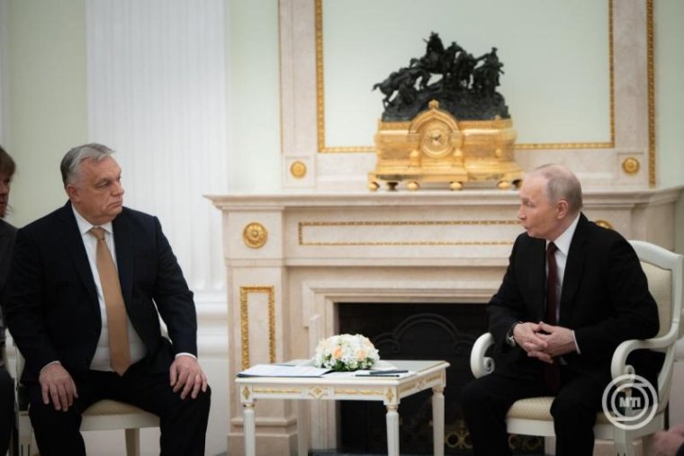 Orbán Viktor Moszkvában: Magyarország készen áll a béketárgyalások helyszínéül szolgálni és hozzájárulni ezek sikeréhez