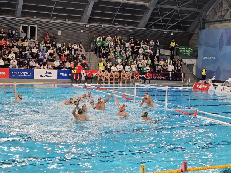 Vízilabda: egy félidőt bírt a Nagyvárad a BL-címvédő ellen