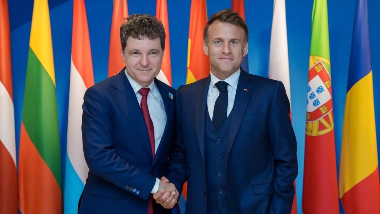 Párizsban találkozik Nicușor Dan Emmanuel Macronnal