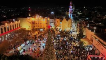 Visszatért a karácsony öröme Betlehembe