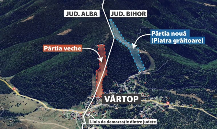 Sípályán halad át a határ – Újrarajzolná a térképet a két szomszédos megye