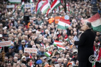 Orbán Viktor március 15-én: kiderült, hogy a jövő nem a birodalmaké, hanem a patriótáké és a független nemzeteké
