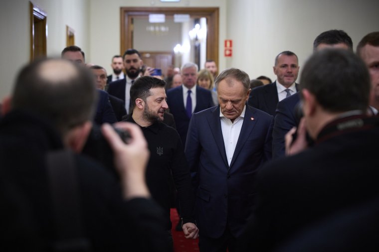 Zelenszkij: támogatjuk, hogy európai katonákat küldjenek Ukrajnába