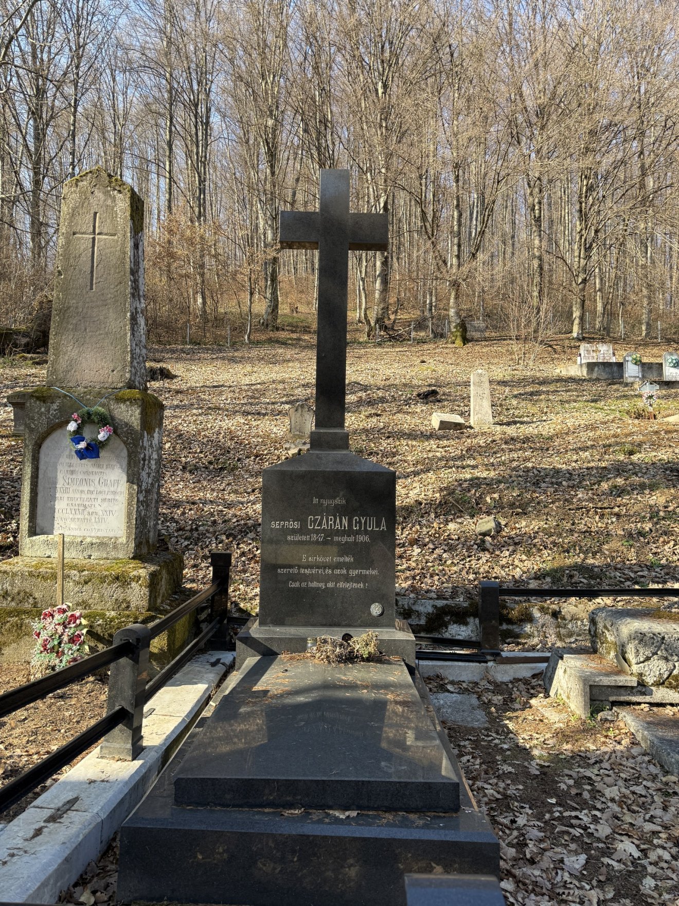 Síremléke a menyházai temetőben &bullet;  Fotó: Facebook/Aradi Turisztikai Központ