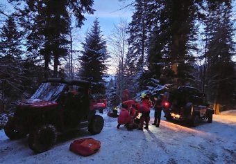 Több mint 70 métert zuhant egy ATV-s turista a Baj-hegységben