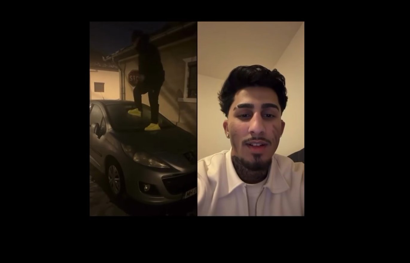 Megrongált autók egy TikTok‑kihívás miatt