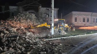 Szilágycseh: egy órával a munkások távozása után omlott össze a református templom tornya